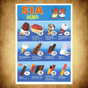 SIA-Glass 1977 - Vykort A5