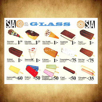 SIA-Glass 1971 - Vykort A5