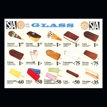 SIA-Glass 1971 - Vykort A5