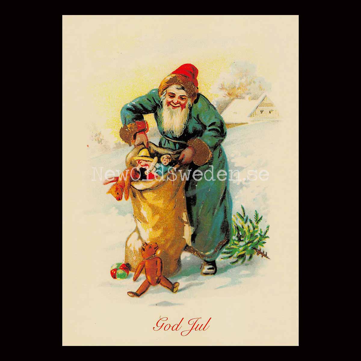 Julkort - Motiv från början 1900-talet - Vykort A5