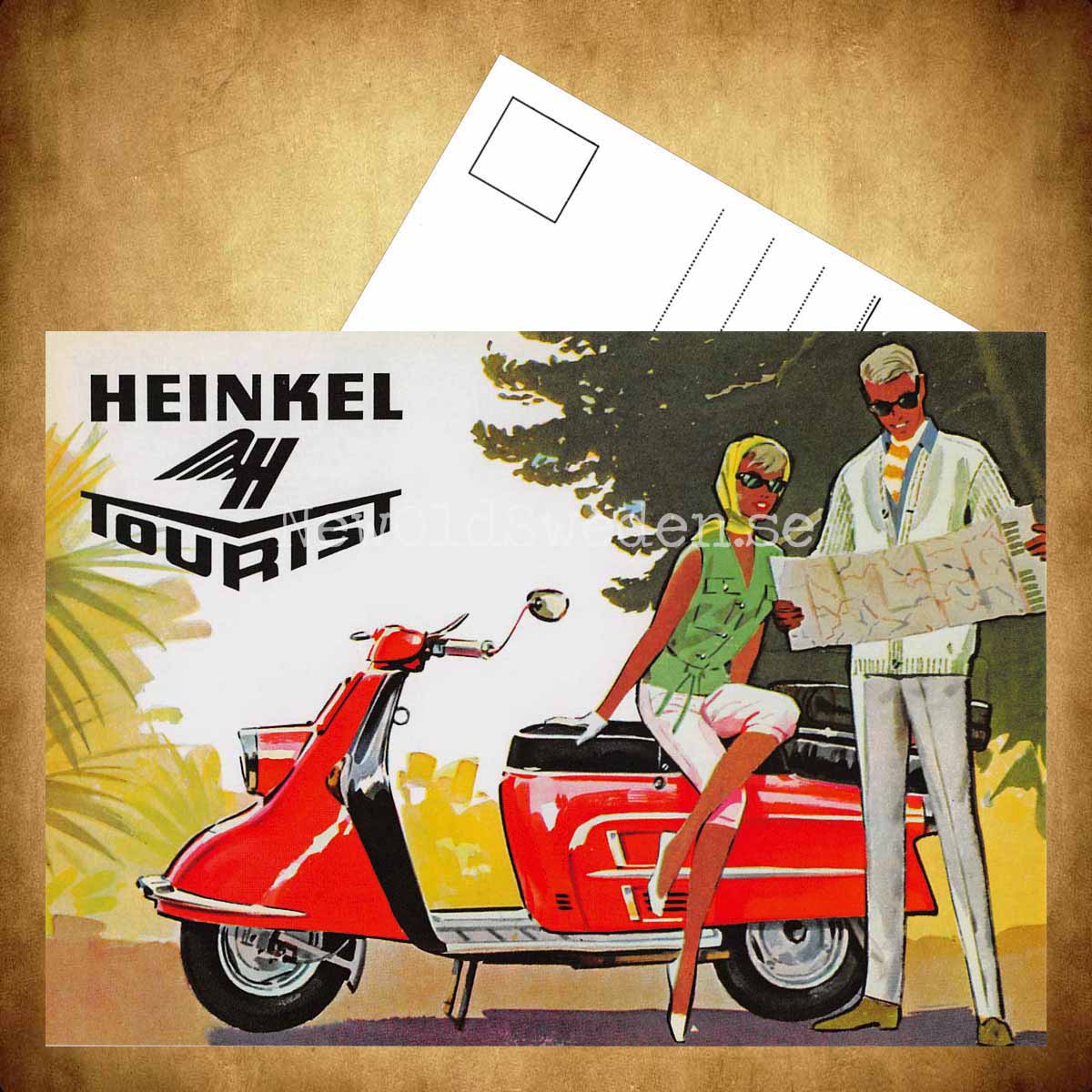 HEINKEL Tourist - Vykort A5 - 3