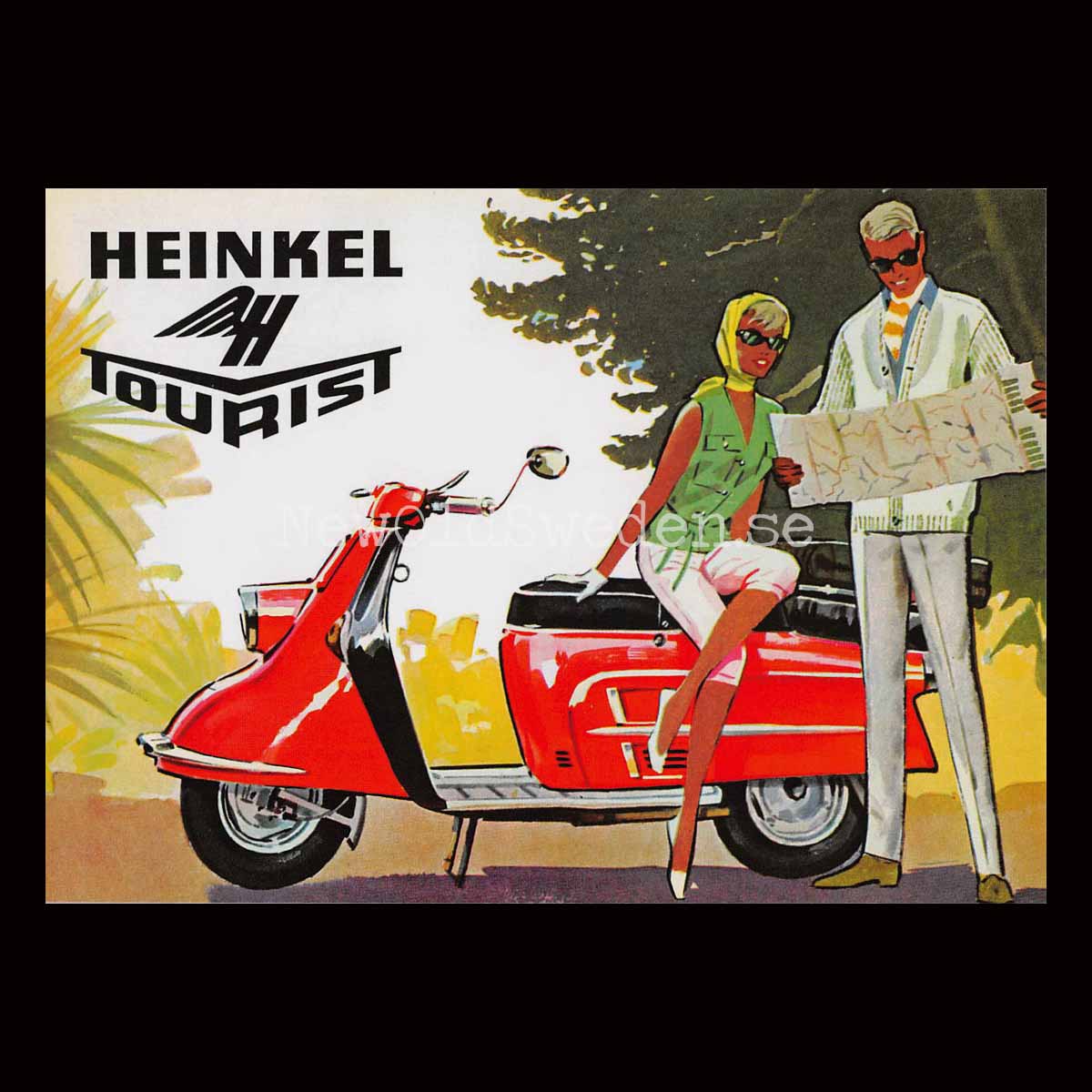 HEINKEL Tourist - Vykort A5