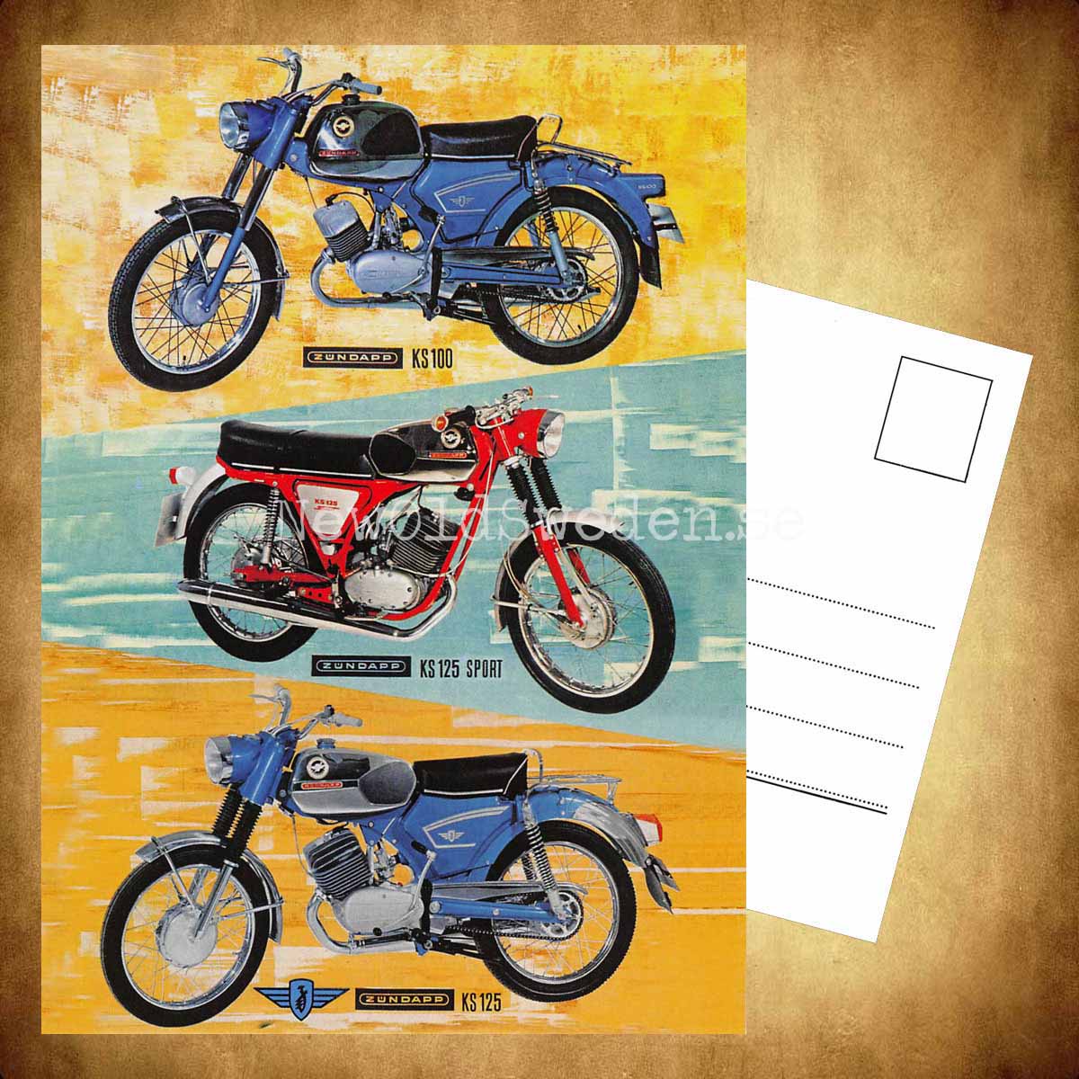 Zündapp KS 100 - Zündapp KS 125 Sport - Zundapp KS 125 - Vykort A5 - 3
