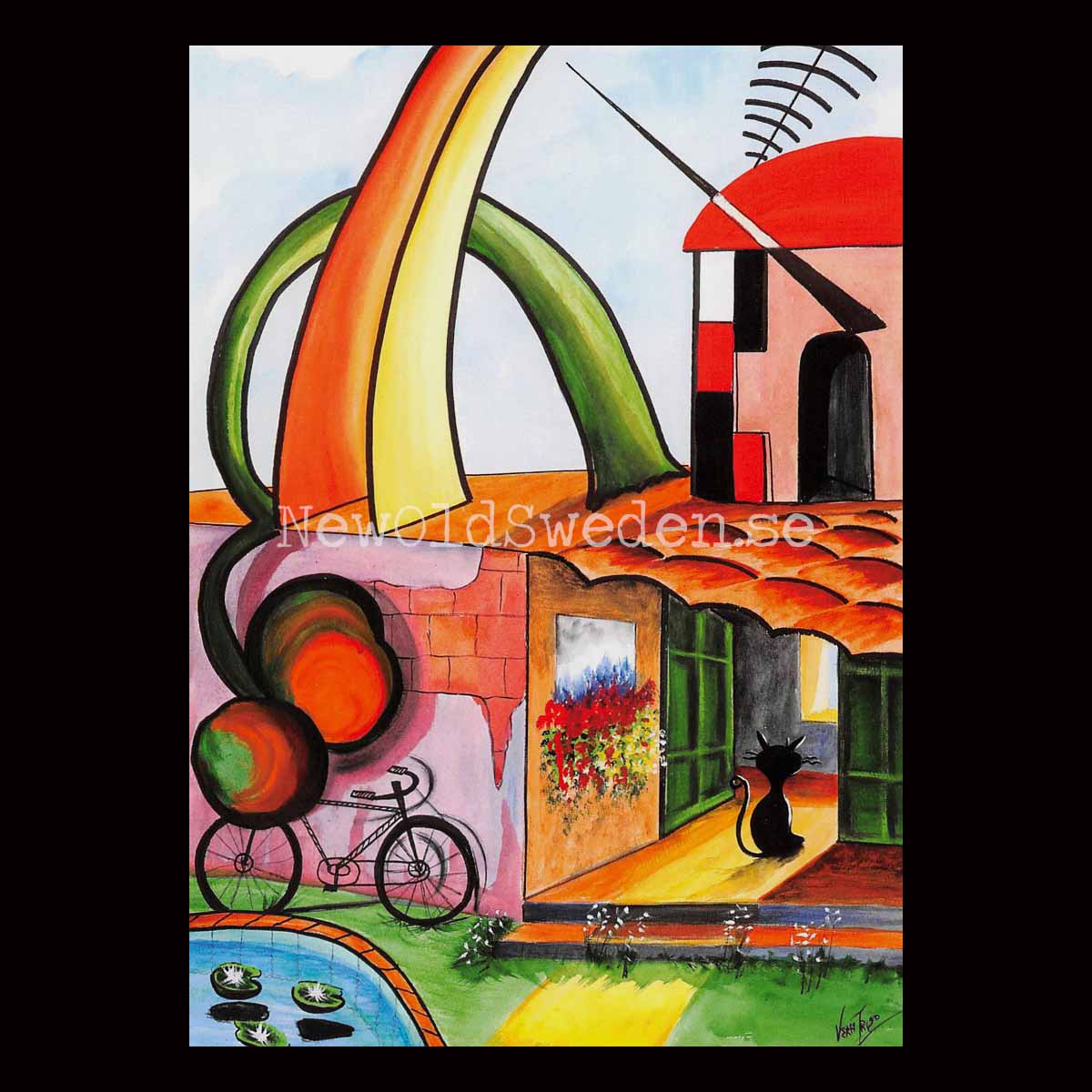 Modern konst - Spanien - Vykort A5