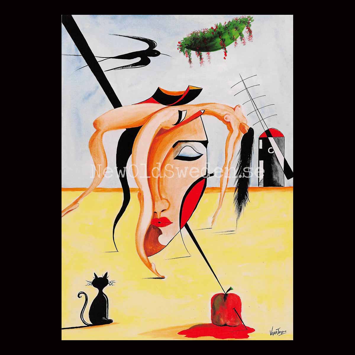 Modern konst - Spanien - Vykort A5