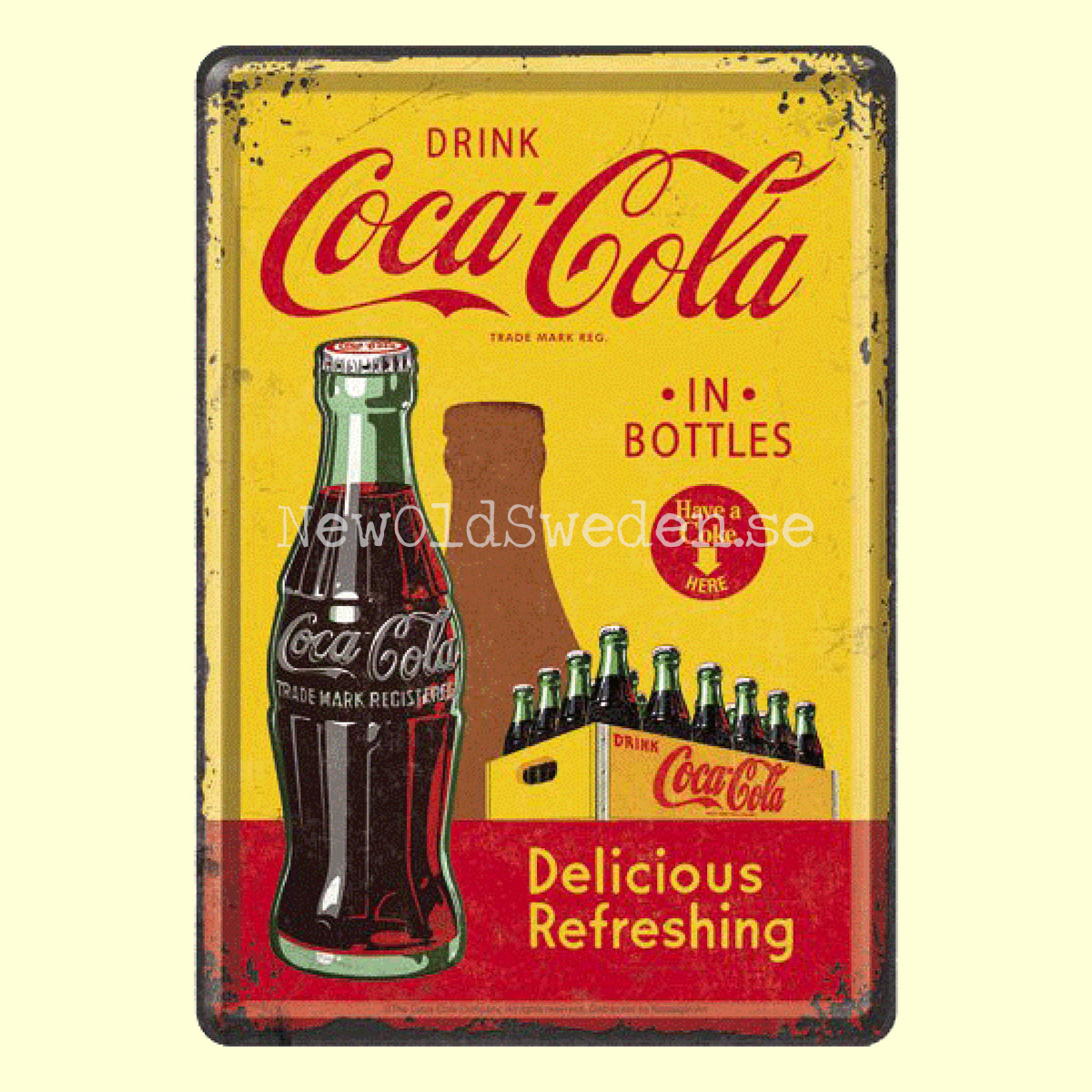 DRINK Coca Cola - METAL CARD T4 - 4