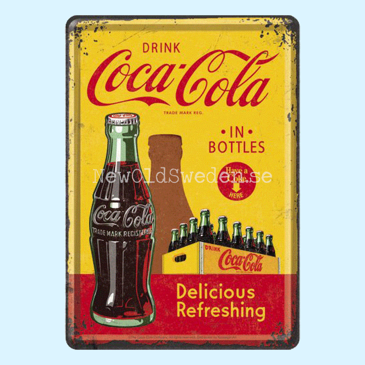 DRINK Coca Cola - METAL CARD T4