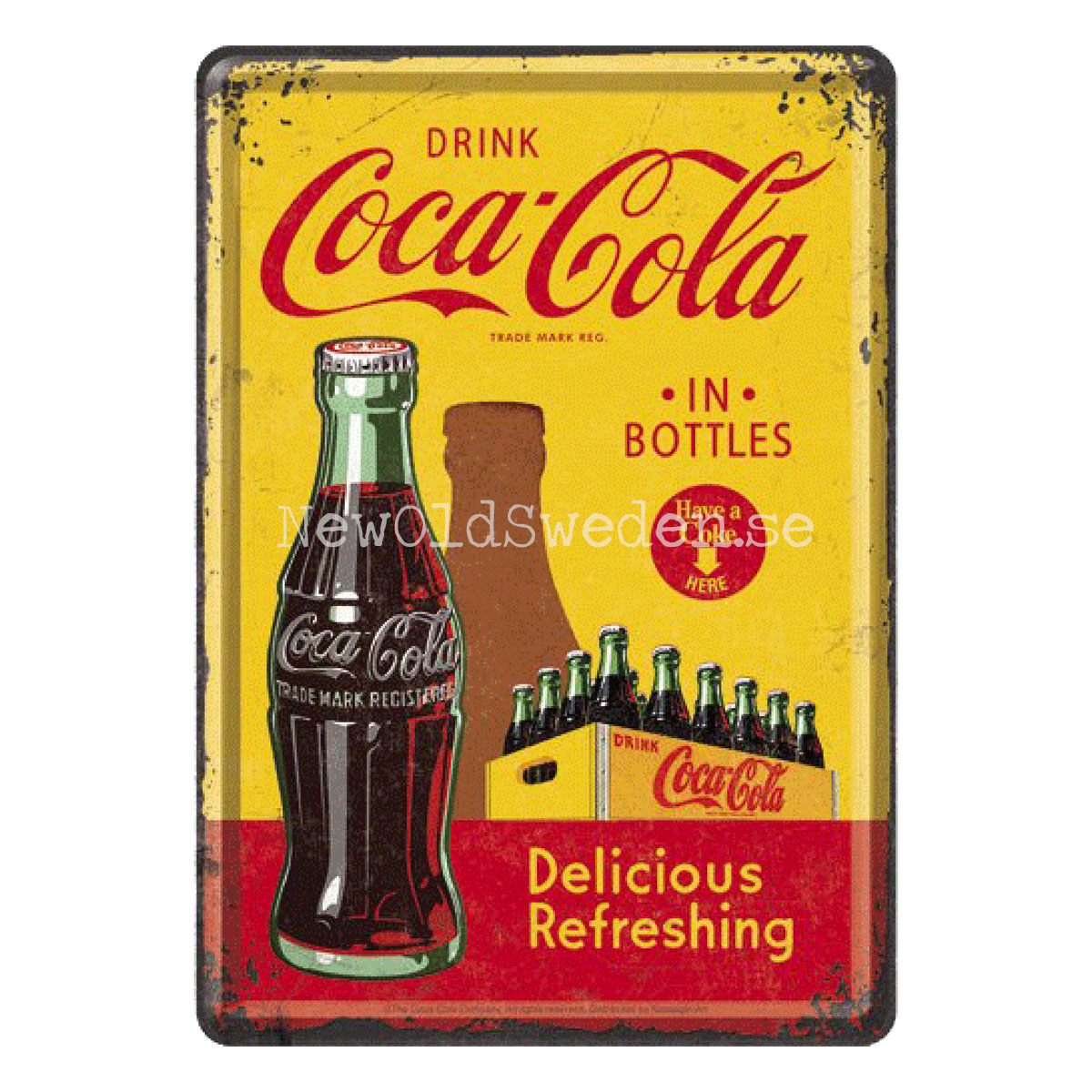 DRINK Coca Cola - METAL CARD T4 - 6