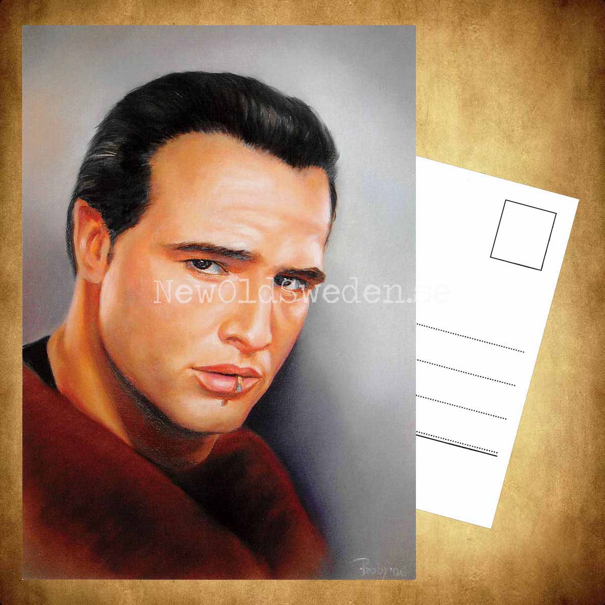 Marlon Brando 1924-2004 - Vykort A5 - 3
