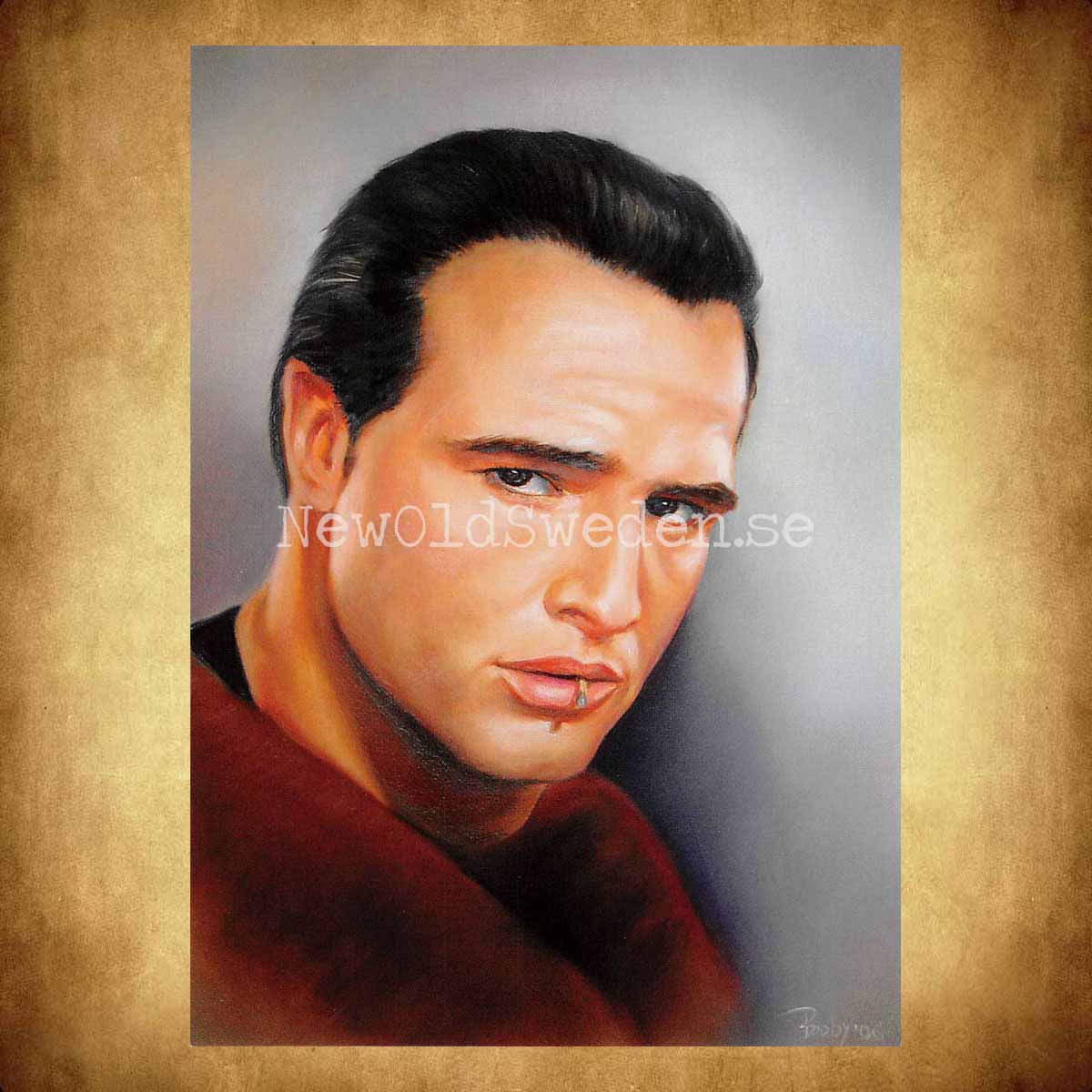 Marlon Brando 1924-2004 - Vykort A5 - 2