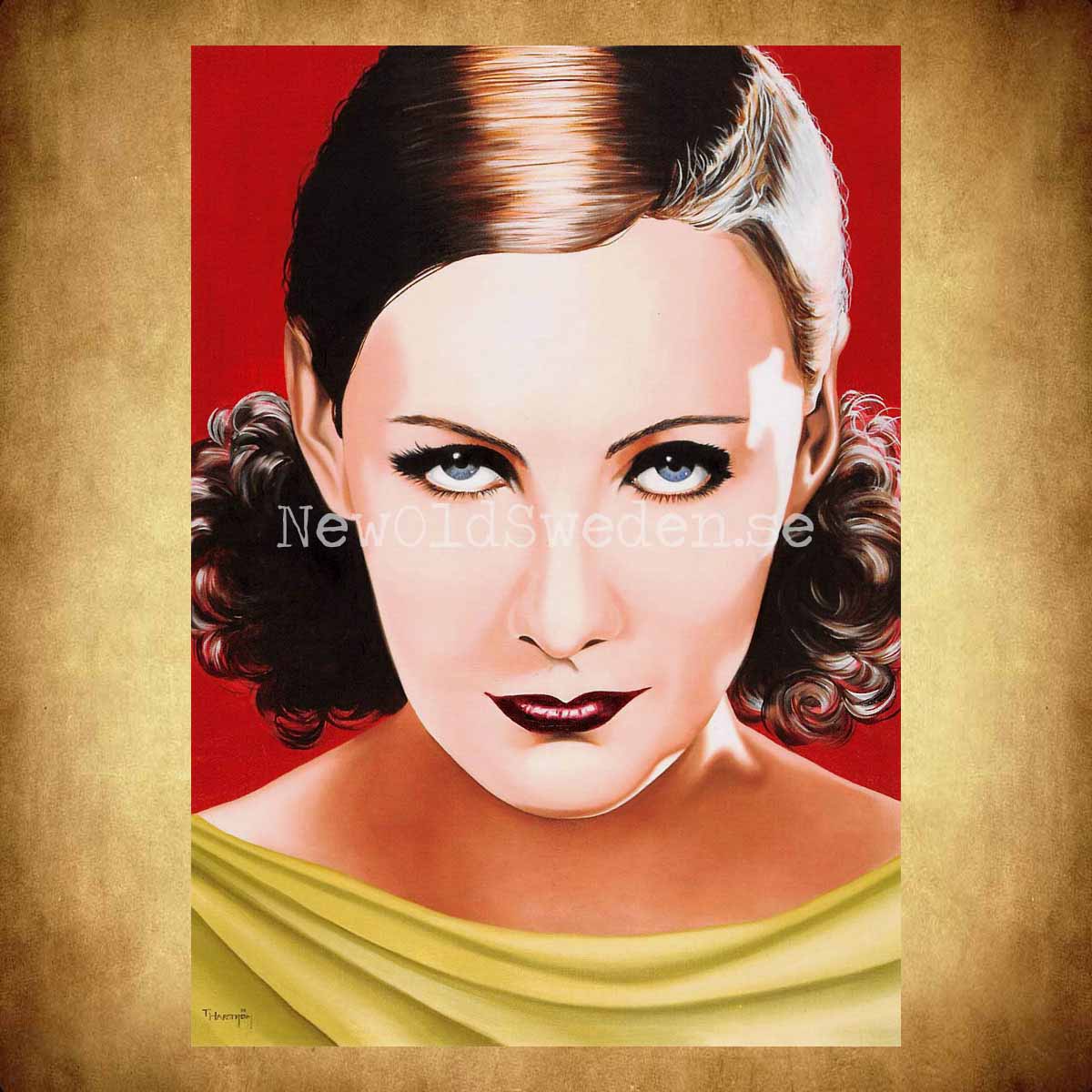 Greta Garbo 1905-1990 - Vykort A5 - 2