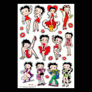 Betty Boop Vintage Sticker Album - 03