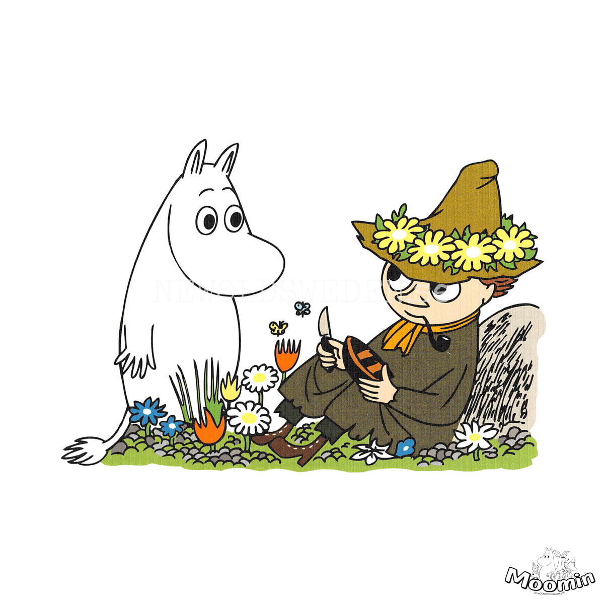 Moomintroll & Snufkin MOOMIN - 342 - 3