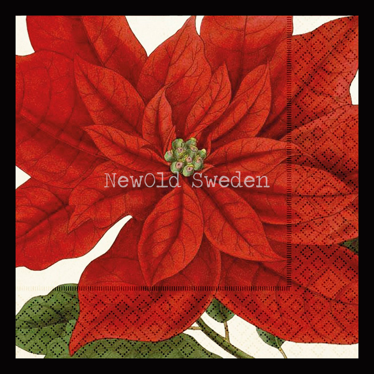 Julstjärna Servett 33 x 33 cm