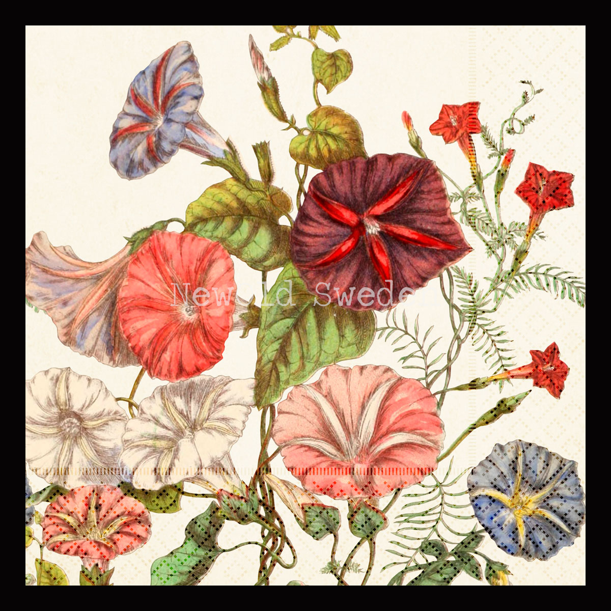 Servetter Blomsteräng 33 x 33 cm