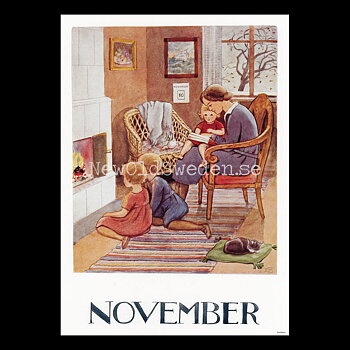 November Elsa Beskow - Månadsbild A4 - BB03