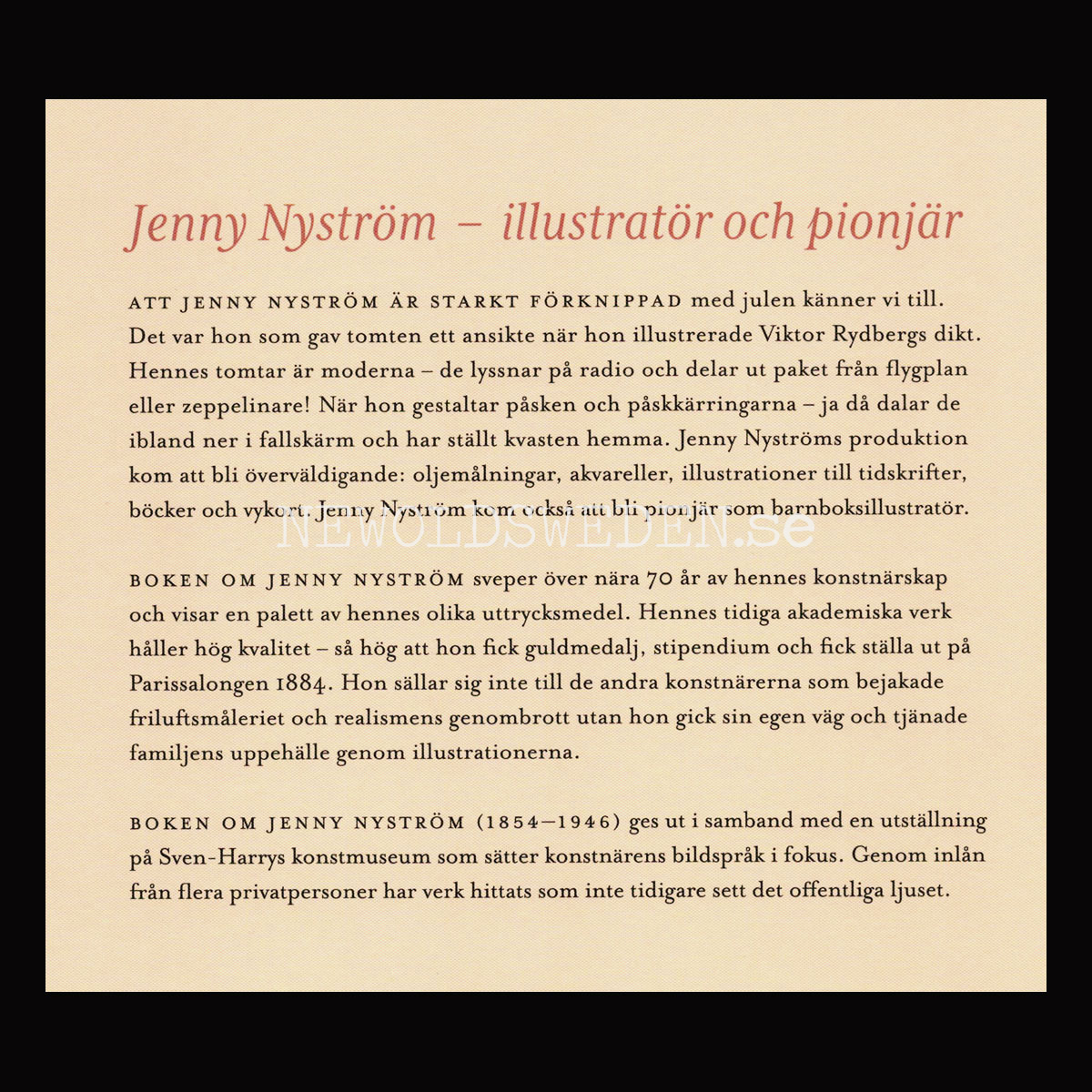 Jenny Nyström - ILLUSTRATÖR OCH PIONJÄR - H10 - 3