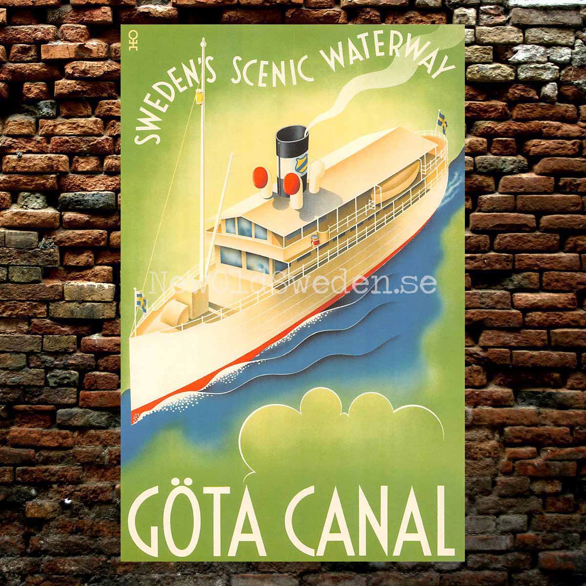 GÖTA CANAL WATERWAY - 1936 - 2