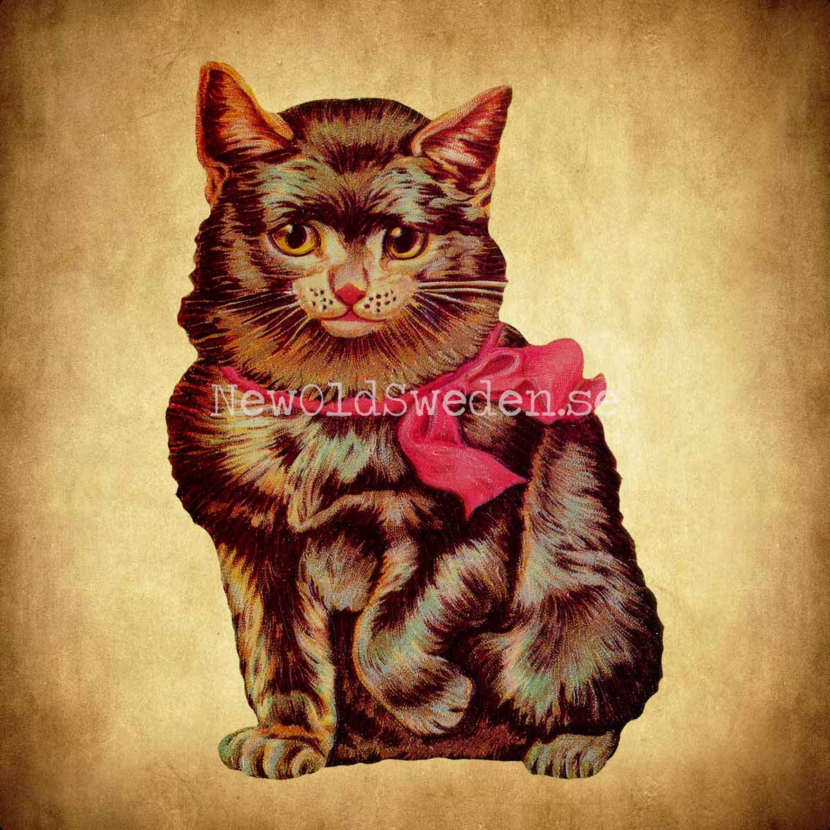 Cat 10x17 cm - Bokmärke © Ernst Freihoff 5011 - 2