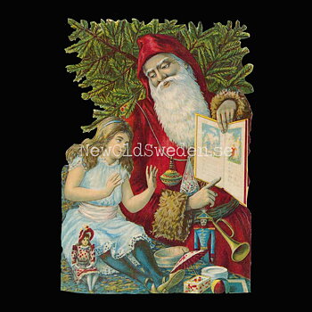 Santa with Child 11.5x16.5 cm - Bokmärke © Ernst Freihoff 5019