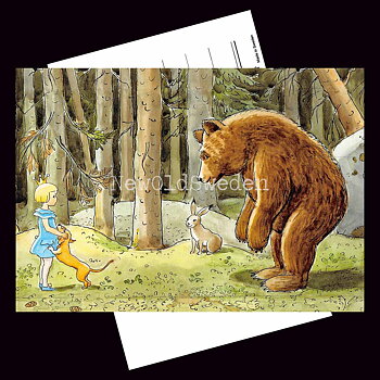 Sessalätt 1934 - Elsa Beskow - Vykort A6 - 600