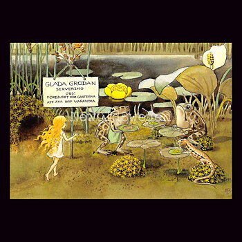 Solägget 1932 - Elsa Beskow - Vykort A6 - 600