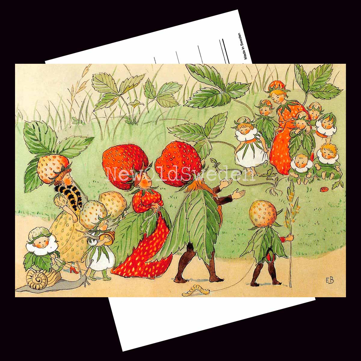 Jordgubbsfamiljen - Elsa Beskow - 909 - 2