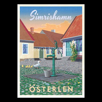 SIMRISHAMN ÖSTERLEN - Vykort 13 x 18 cm - ThomasO - 552