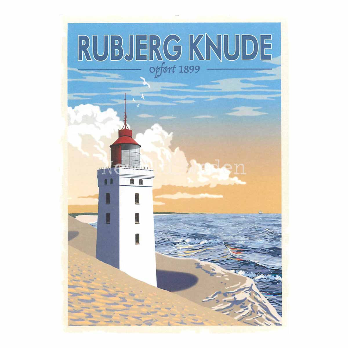 RUBJERG KNUDE FYR 1899 DANMARK - Vykort 13 x 18 cm - ThomasO - 550 - 3