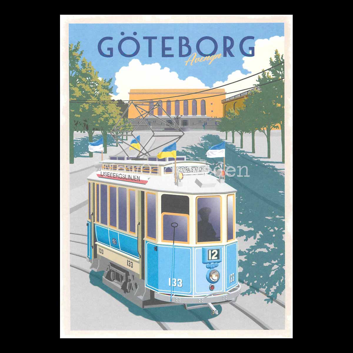 GÖTEBORG AVENYN SPÅRVAGN - ThomasO - 551