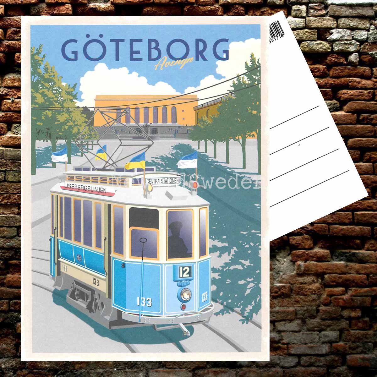 GÖTEBORG AVENYN SPÅRVAGN - ThomasO - 551 - 2