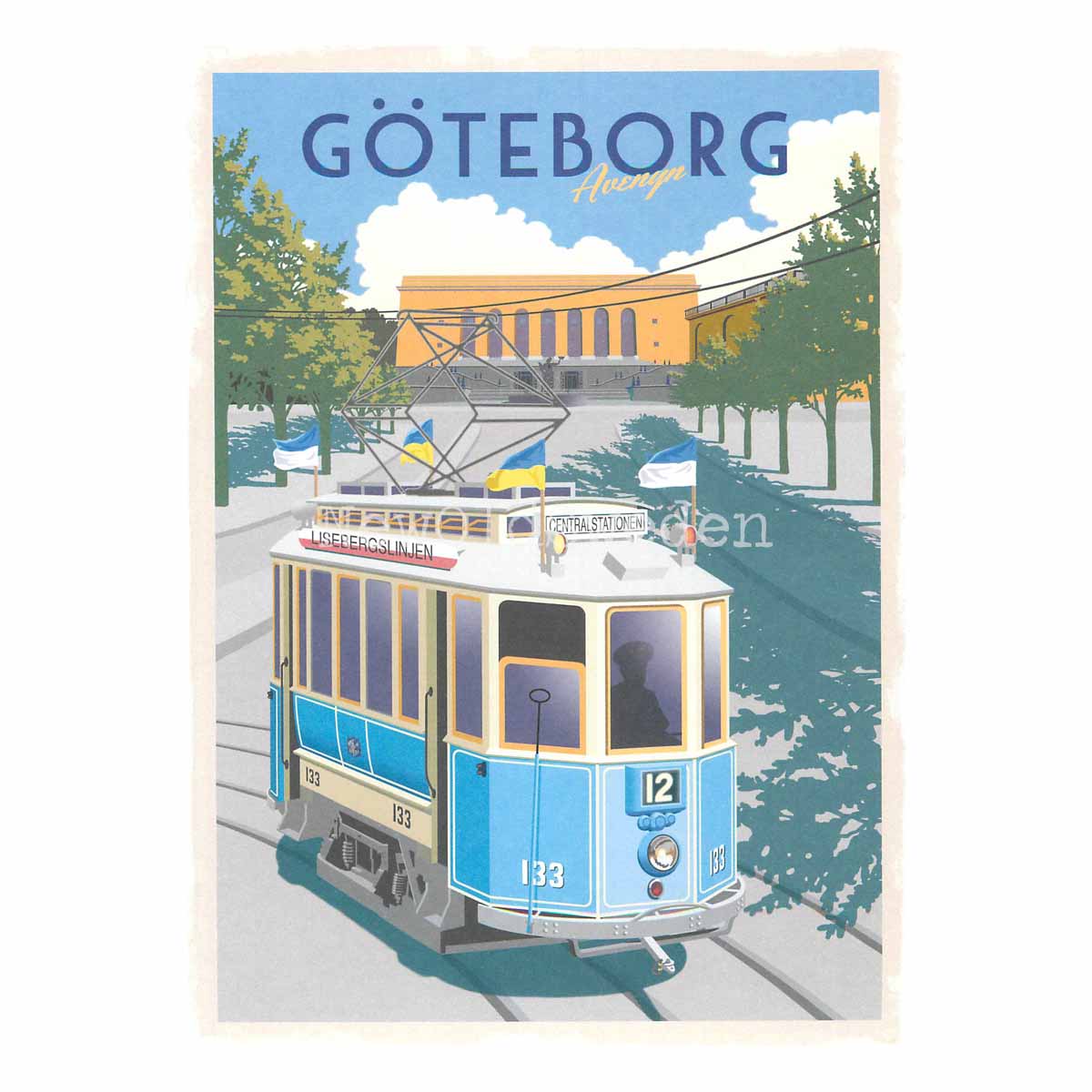 GÖTEBORG AVENYN SPÅRVAGN - ThomasO - 551 - 3