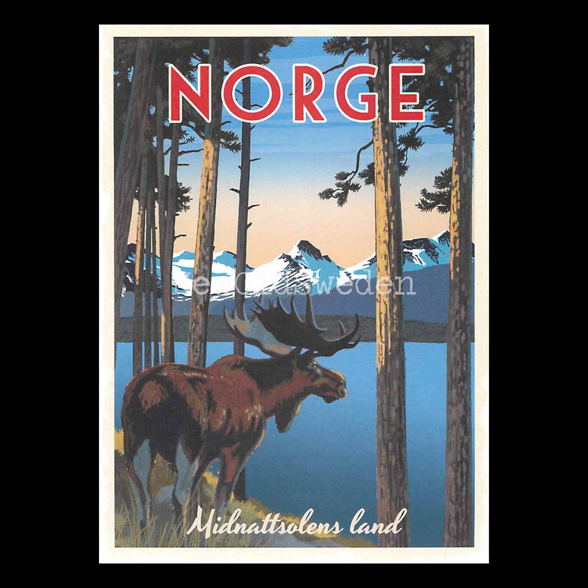 NORGE MIDNATTSOLENS LAND - Vykort 13 x 18 cm - ThomasO - 551