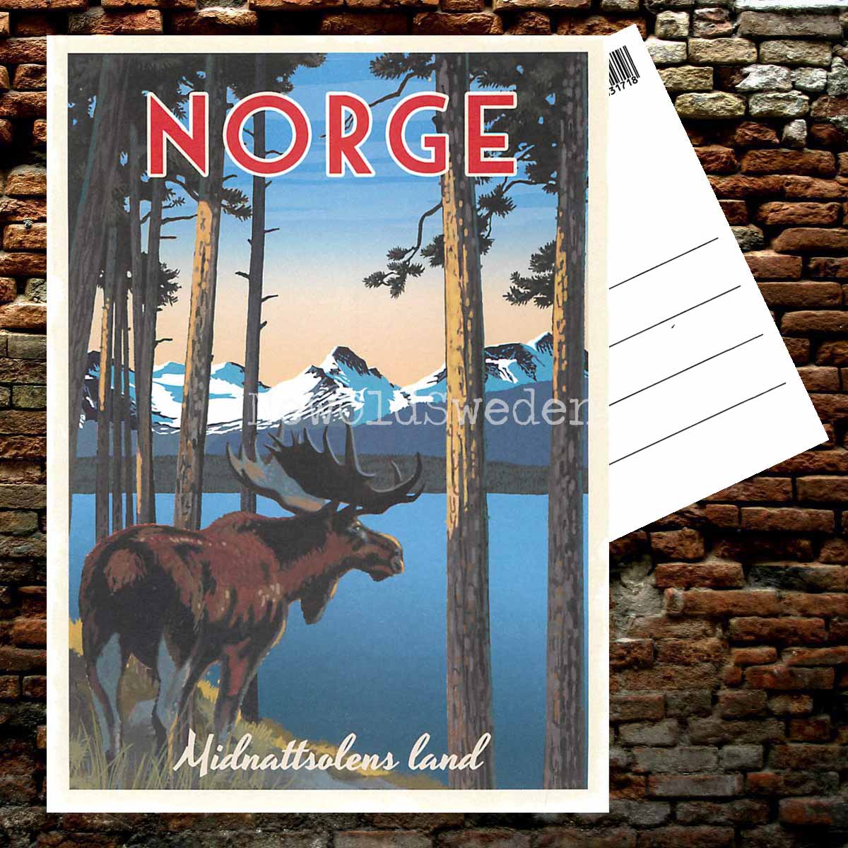 NORGE MIDNATTSOLENS LAND - Vykort 13 x 18 cm - ThomasO - 551 - 2