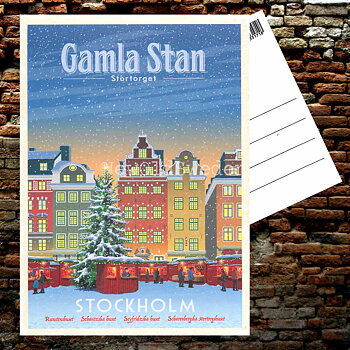 STOCKHOLM GAMLA STAN STORTOGET VINTER - ThomasO - 552