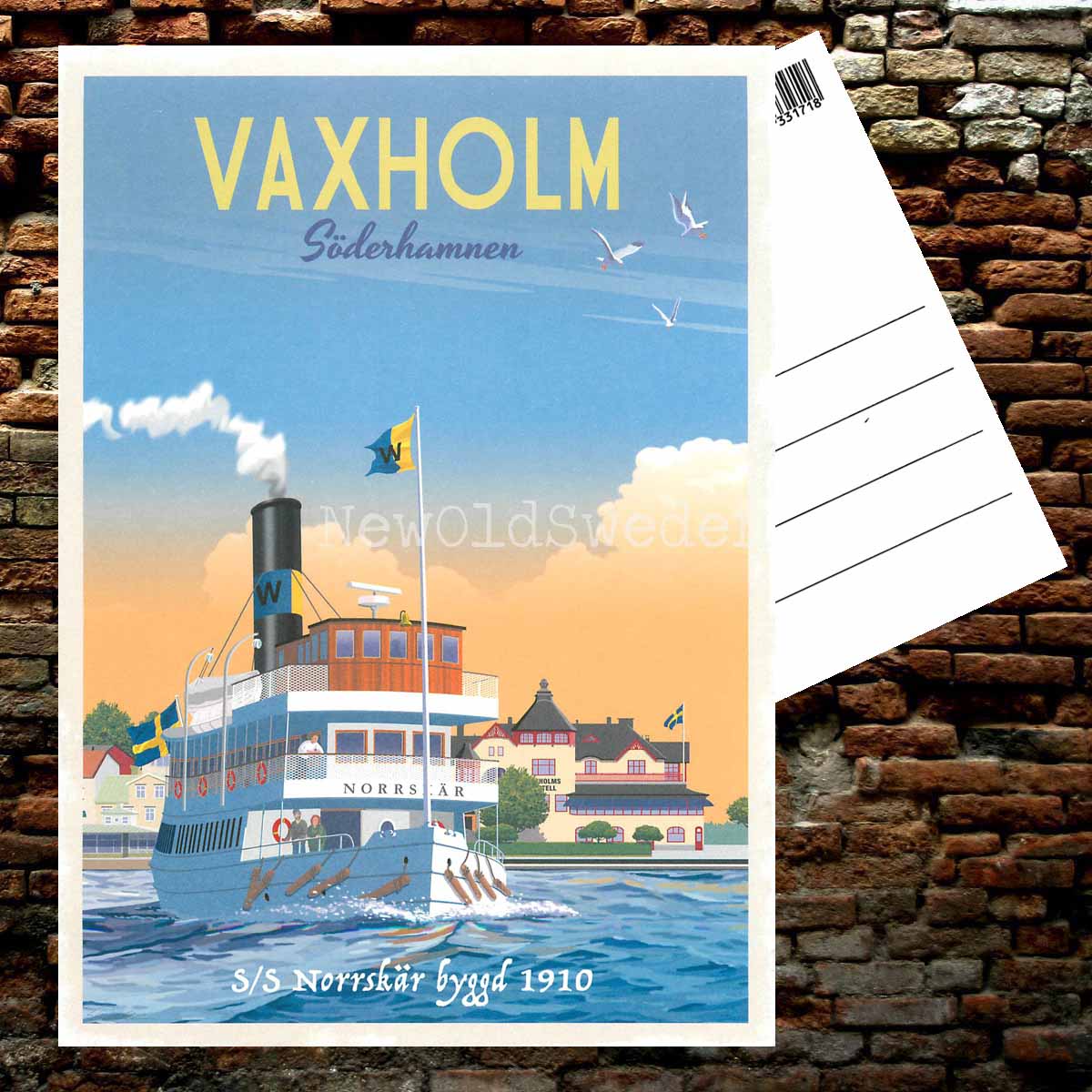 VAXHOLM SÖDERHAMNEN S/S Norrskär 1910 - ThomasO - 552 - 2
