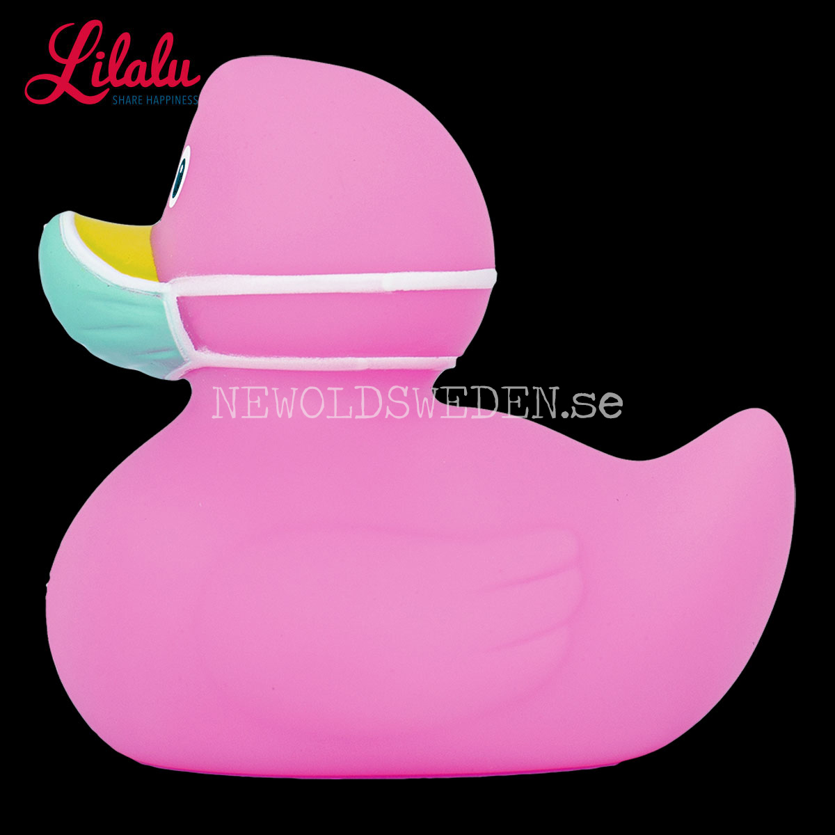 Badanka Lyckoanka ROSA MUNSKYDD Design by Lilalu - 5:2 - 5