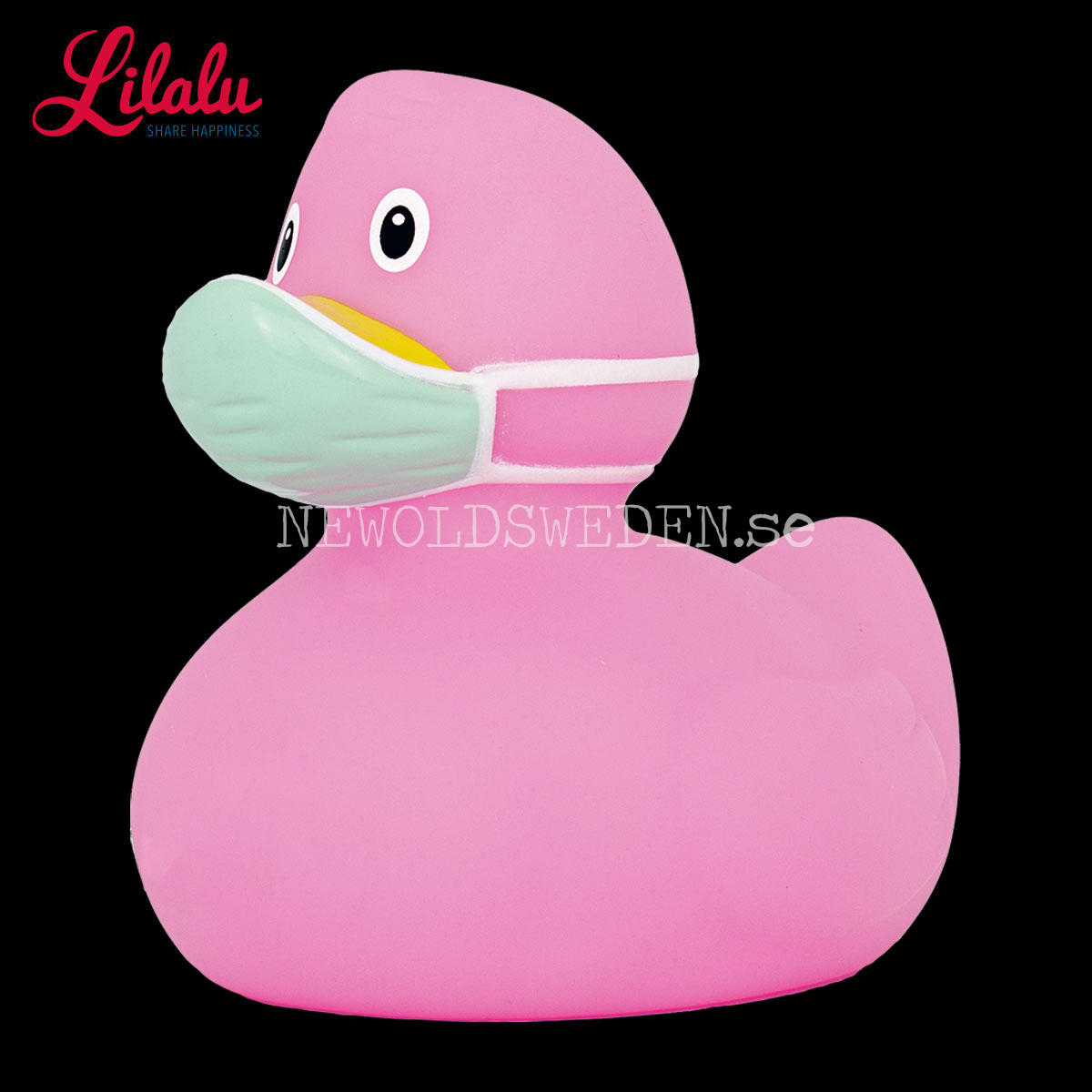 Badanka Lyckoanka ROSA MUNSKYDD Design by Lilalu - 5:2