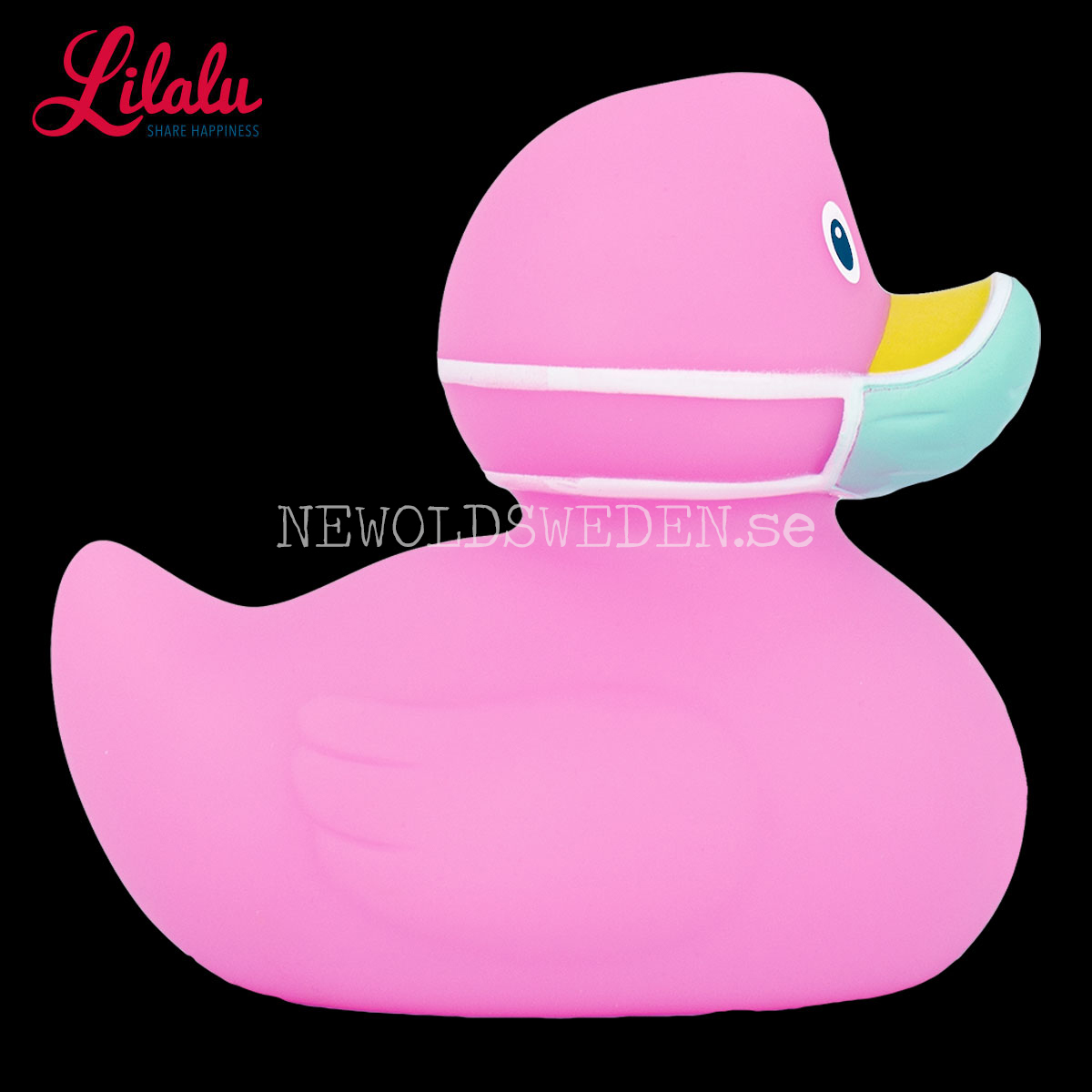 Badanka Lyckoanka ROSA MUNSKYDD Design by Lilalu - 5:2 - 4