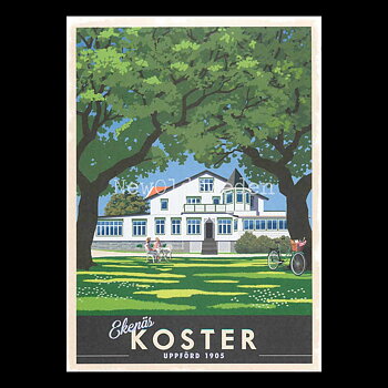 KOSTER EKENÄS 1905 - Vykort 13 x 18 cm - ThomasO - 553