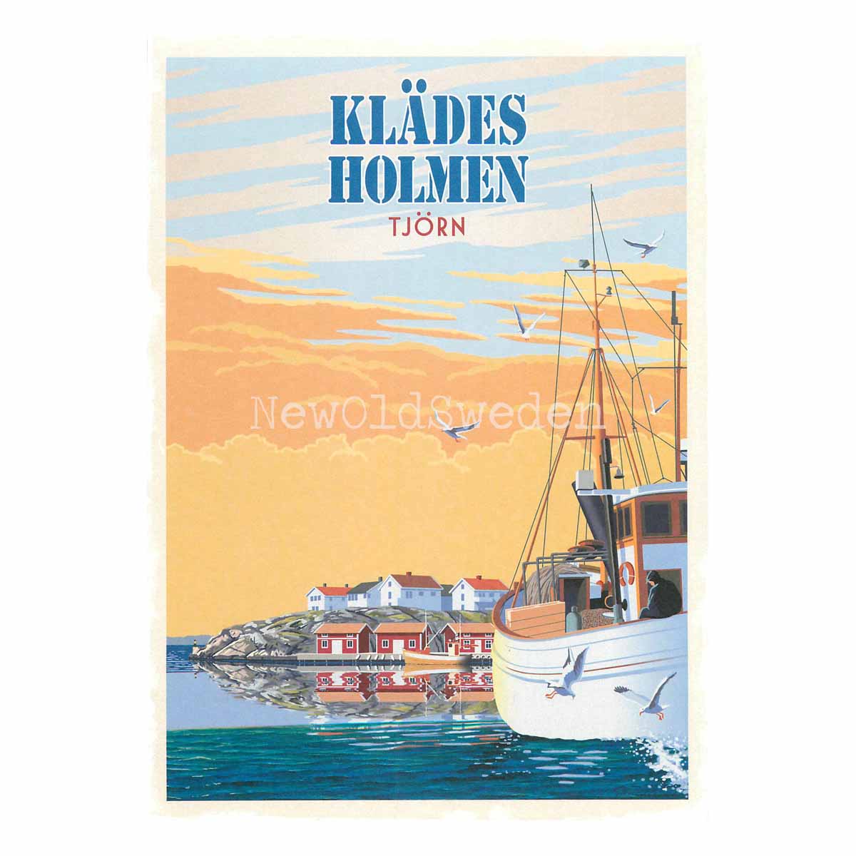 KLÄDESHOLMEN TJÖRN - Vykort 13 x 18 cm - ThomasO - 553 - 3