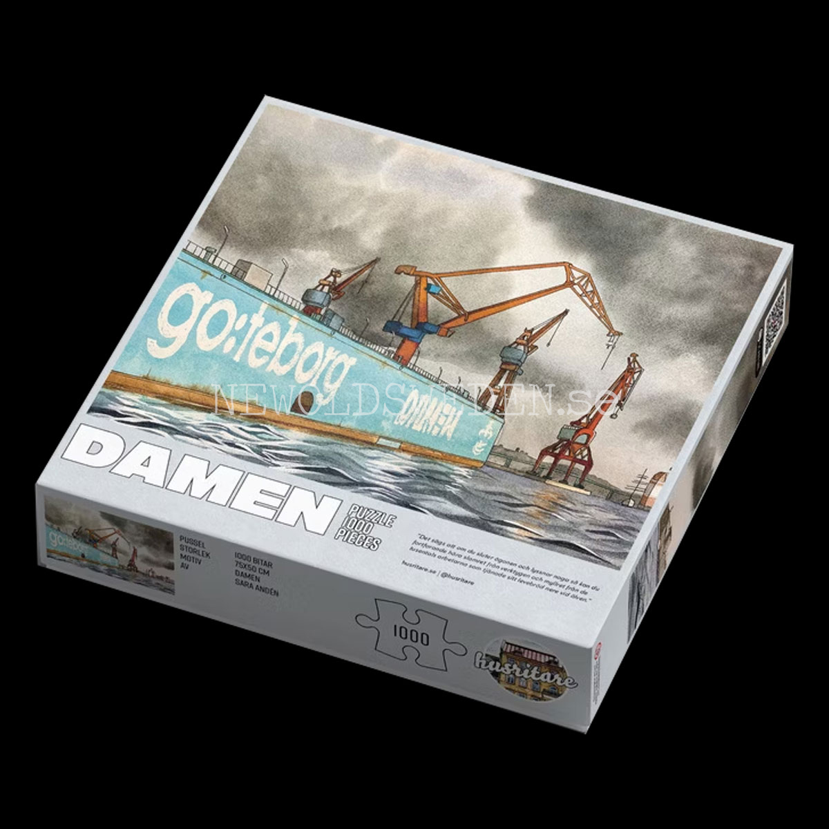 Puzzle 1000 bitar - DAMEN, GÖTAVERKEN, GÖTEBORG, 70 x 50 cm - 3