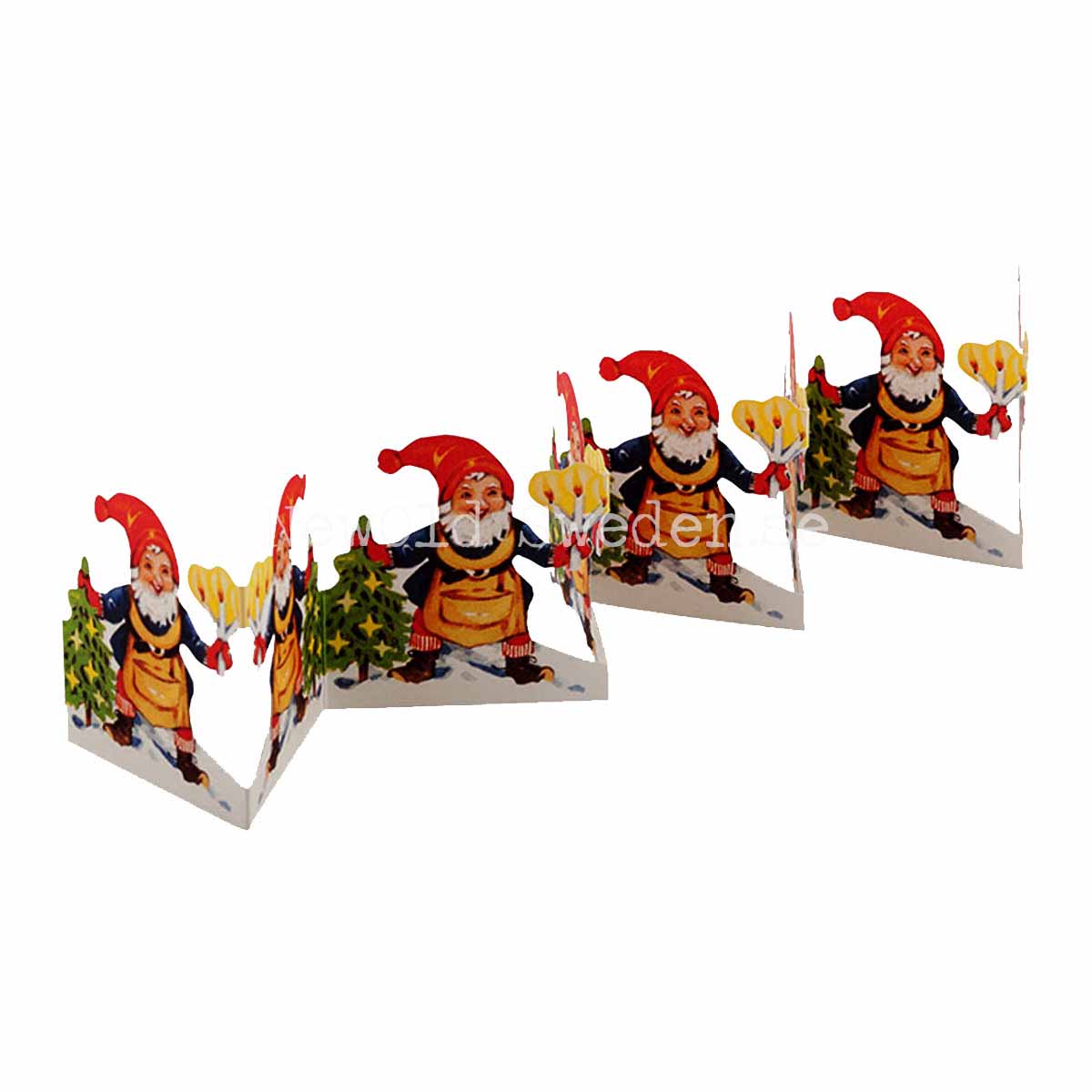 Pappersrader Tomte Grenljus - 60 x 8 cm - R05 - 3
