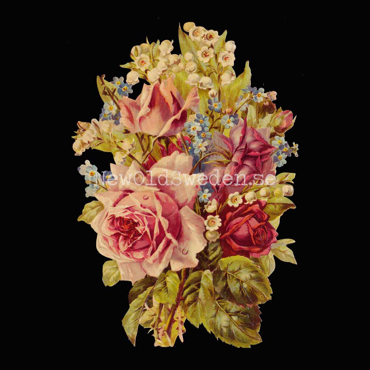 Flower Bouquet 11.5x16.5 cm - Bokmärke © Ernst Freihoff 5040