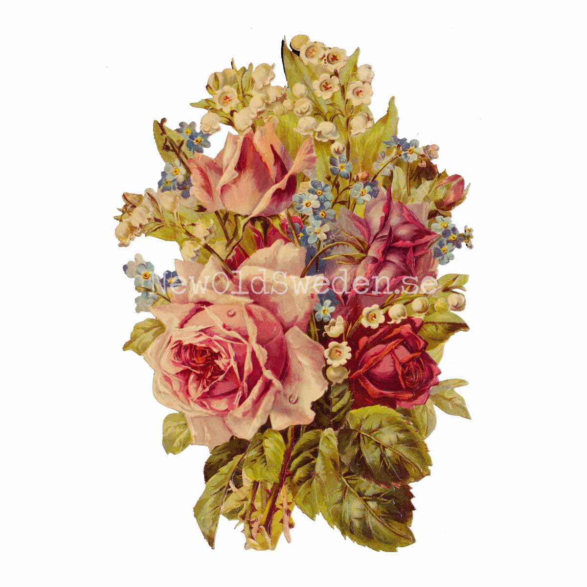 Flower Bouquet 11.5x16.5 cm - Bokmärke © Ernst Freihoff 5040 - 3