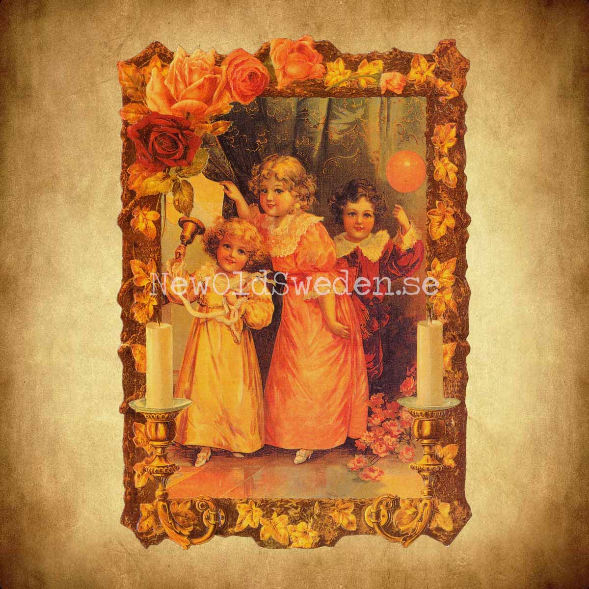 Framed Children 11.5x16.5 cm - Bokmärke © Ernst Freihoff 5041 - 2
