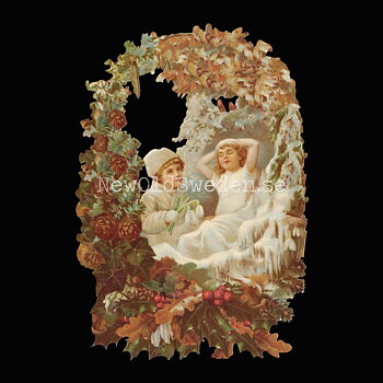 Snow Children 11.5x16 cm - Bokmärke © Ernst Freihoff 5048