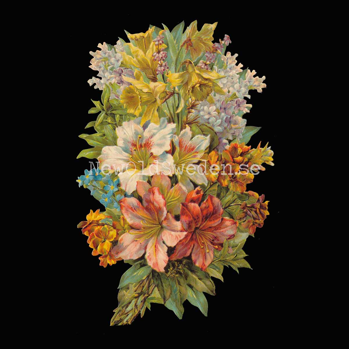 Bouquet of Flowers 12x18 cm - Bokmärke © Ernst Freihoff 5076