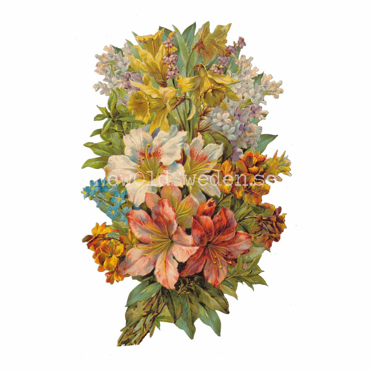 Bouquet of Flowers 12x18 cm - Bokmärke © Ernst Freihoff 5076 - 3