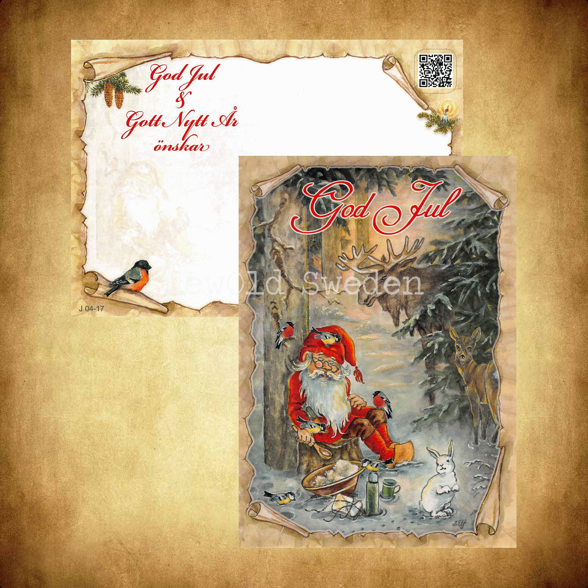 Frukost med några vänner - God Jul - Ingrid Elf - 1016 - 3